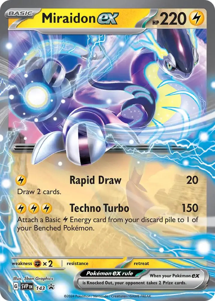 Miraidon ex (143) [Scarlet & Violet: Black Star Promos] - Pokemon Single