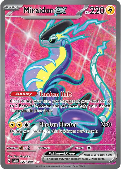 Miraidon ex (227/198) [Scarlet & Violet: Base Set] - Pokemon Single