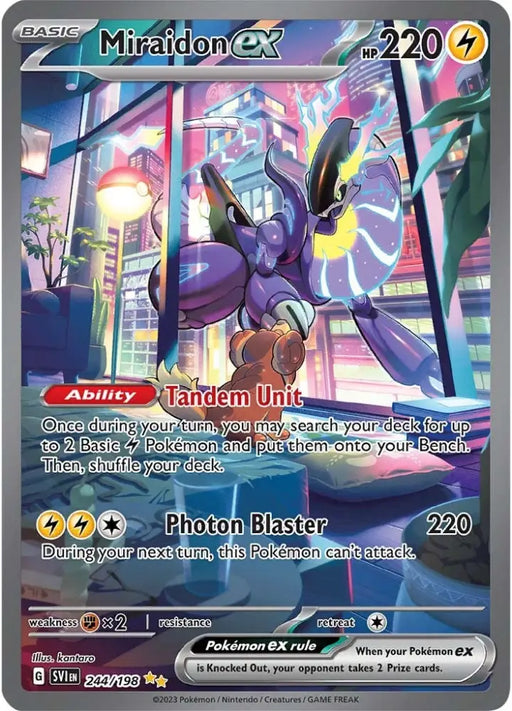 Miraidon ex (244/198) [Scarlet & Violet: Base Set] - Pokemon Single