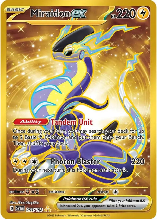 Miraidon ex (253/198) [Scarlet & Violet: Base Set] - Pokemon Single