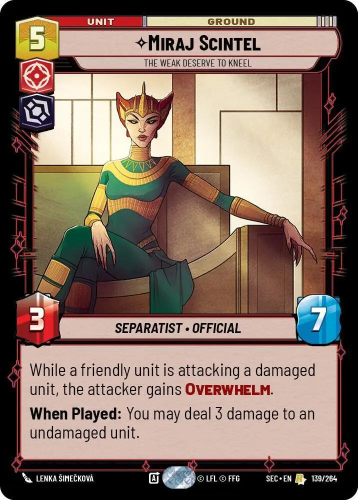Miraj Scintel - The Weak Deserve to Kneel (139/264) [Secrets of Power]