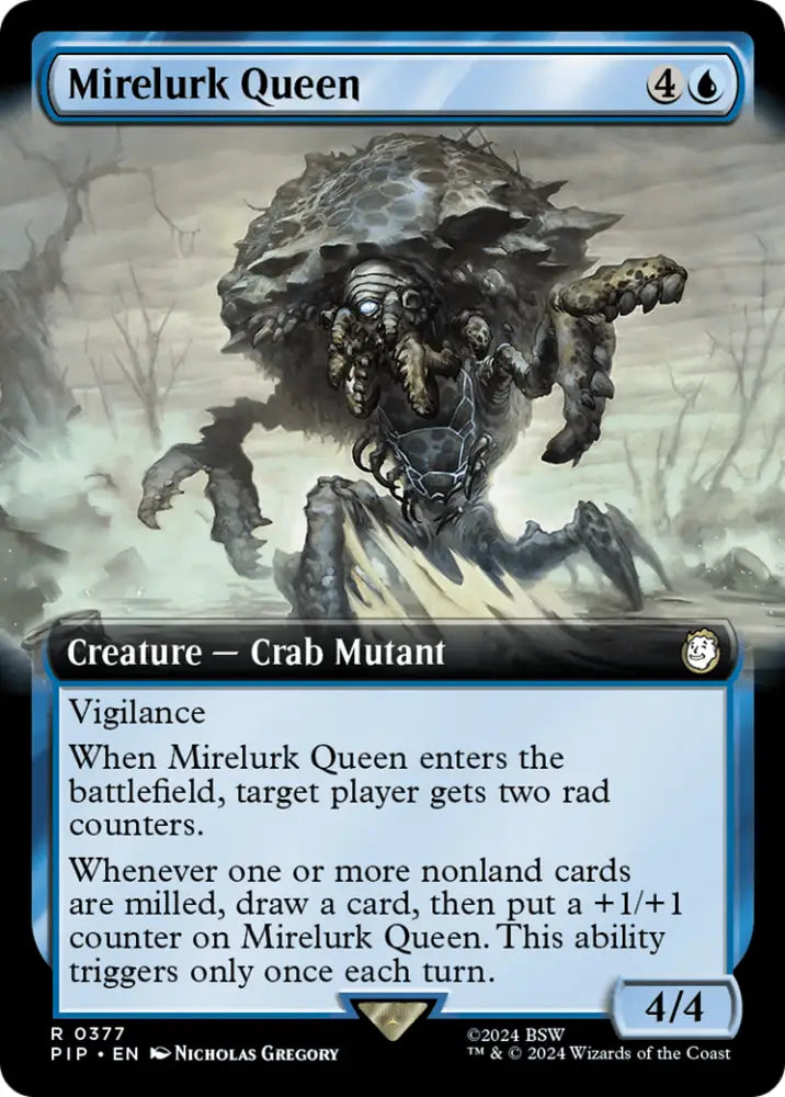 Mirelurk Queen (Extended Art) [Fallout] - MTG Single