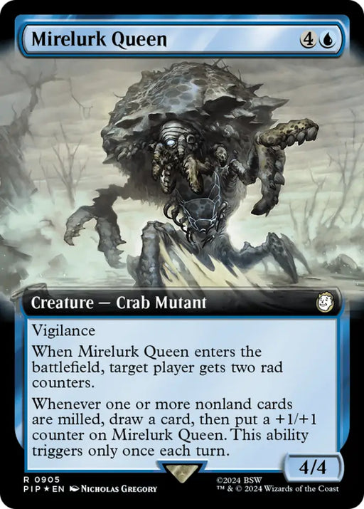 Mirelurk Queen (Extended Art) (Surge Foil) [Fallout] - MTG Single