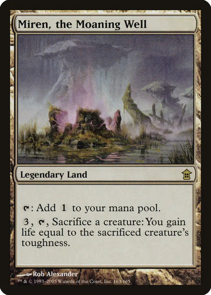 Miren the Moaning Well [Saviors of Kamigawa] - MTG Single