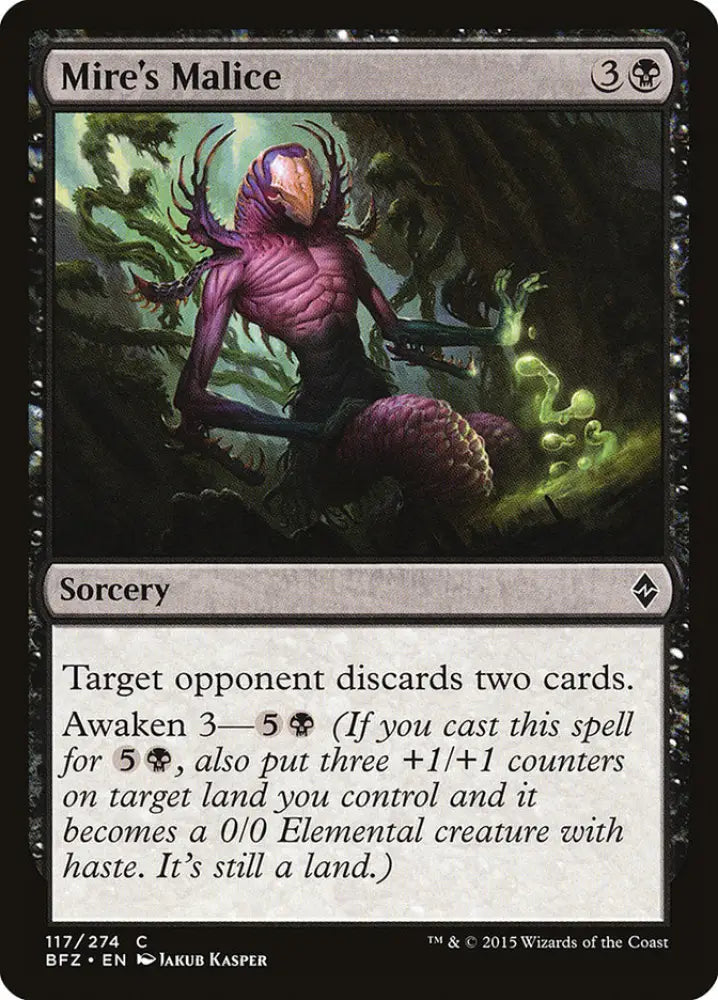 Mire’s Malice [Battle for Zendikar] - MTG Single