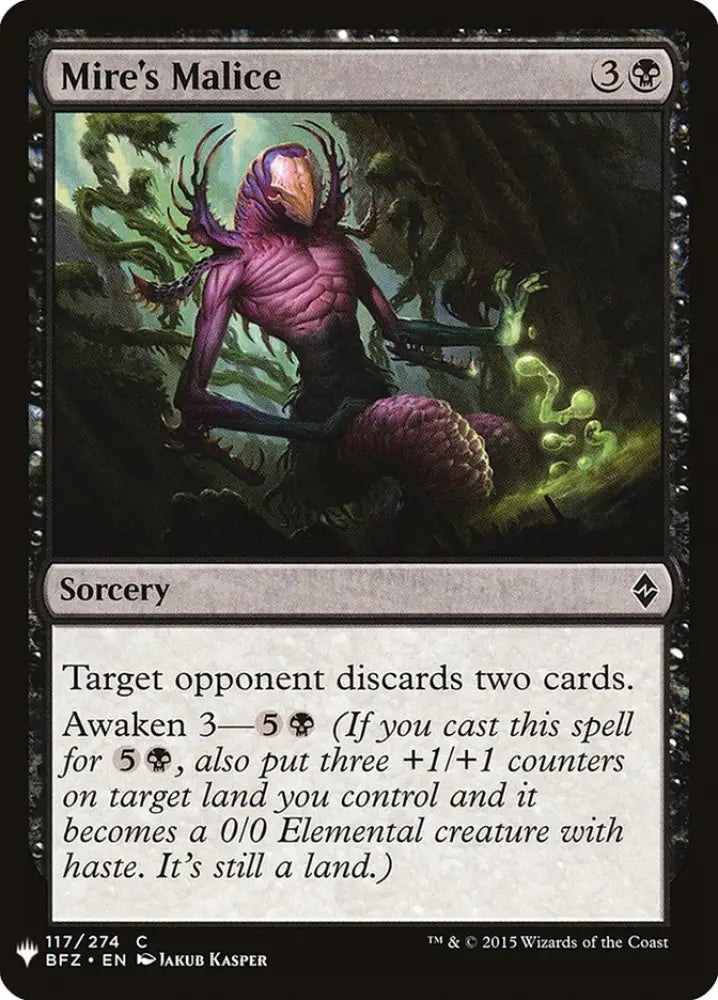 Mire’s Malice [Mystery Booster] - MTG Single