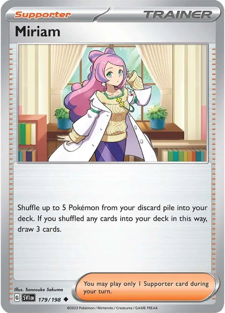 Miriam (179/198) [Scarlet & Violet: Base Set] - Pokemon Single