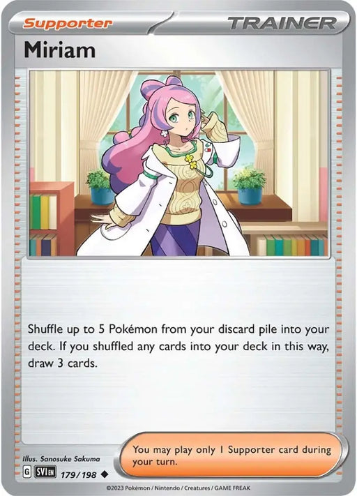 Miriam (179/198) [Scarlet & Violet: Base Set] - Pokemon Single