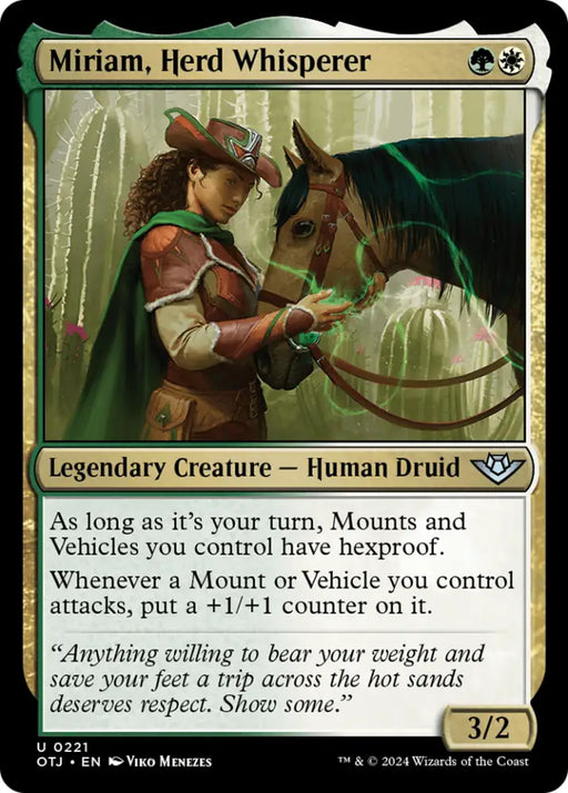 Miriam Herd Whisperer [Outlaws of Thunder Junction] - MTG Single