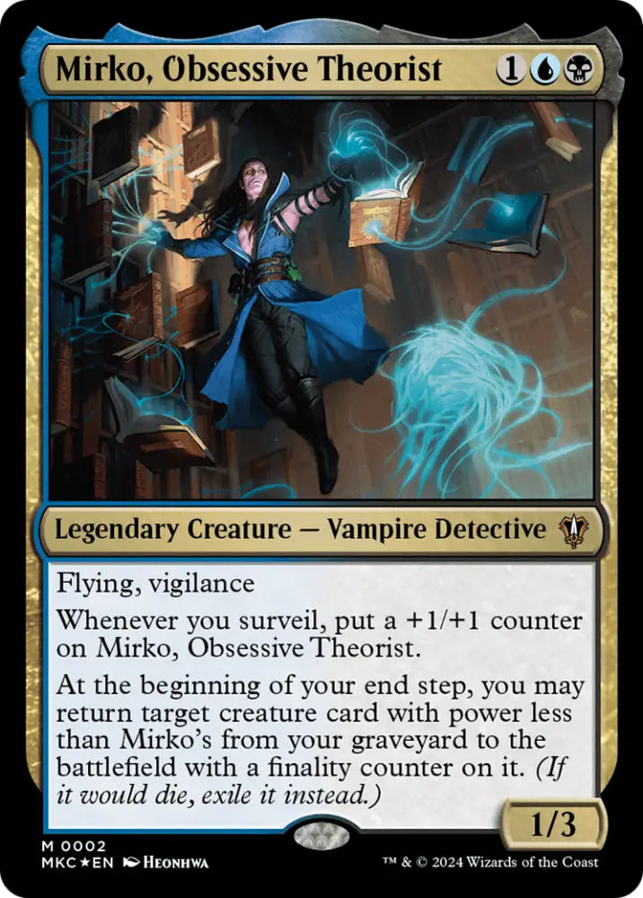 Mirko Obsessive Theorist [Murders at Karlov Manor Commander] - MTG Single