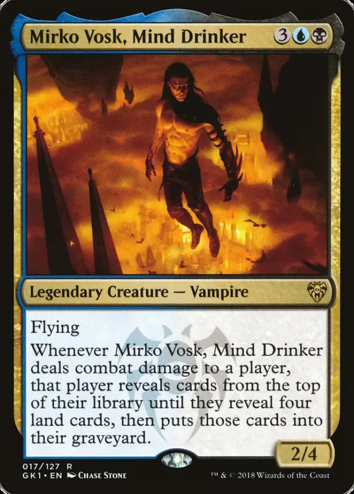 Mirko Vosk Mind Drinker [Guilds of Ravnica Guild Kit] - MTG Single