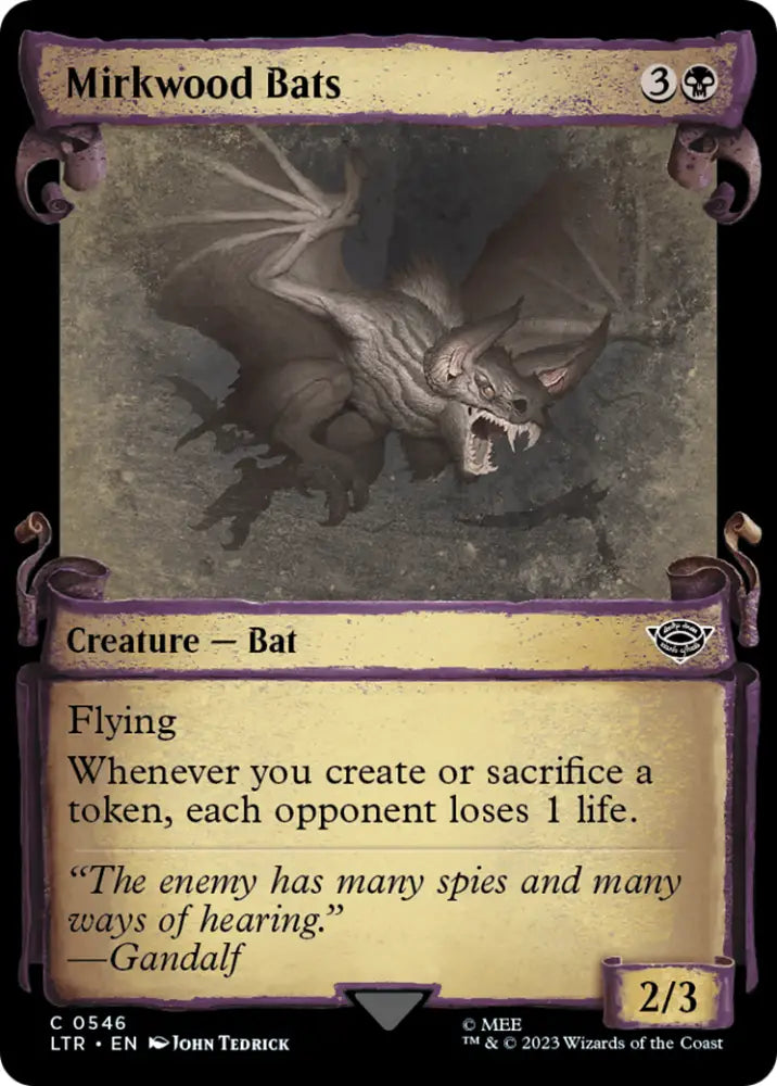 Mirkwood Bats [The Lord of the Rings: Tales of Middle-Earth Showcase Scrolls] - MTG Single