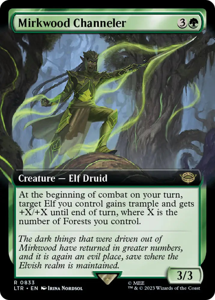 Mirkwood Channeler (Extended Art) [The Lord of the Rings: Tales of Middle-Earth] - MTG Single