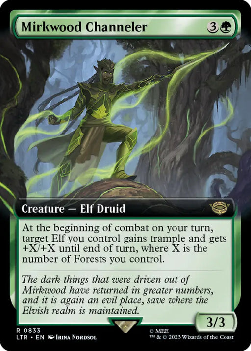Mirkwood Channeler (Extended Art) [The Lord of the Rings: Tales of Middle-Earth] - MTG Single
