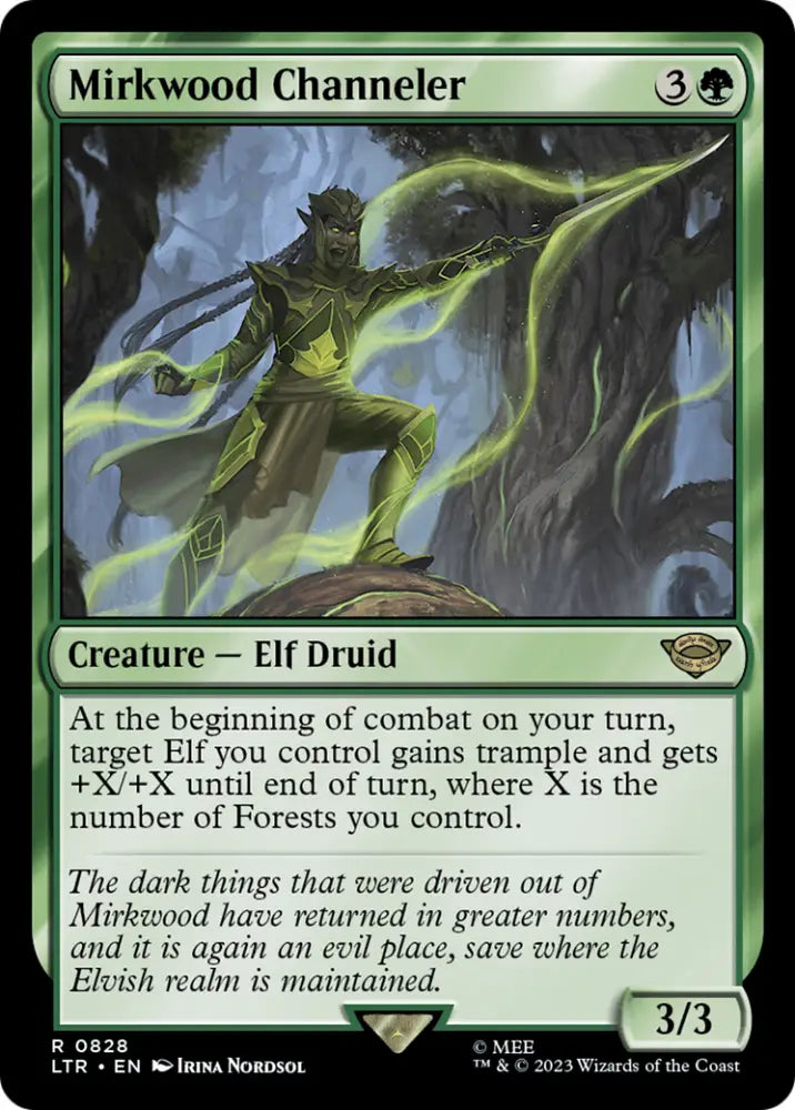 Mirkwood Channeler [The Lord of the Rings: Tales of Middle-Earth] - MTG Single