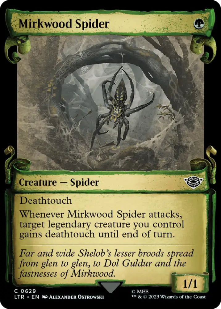 Mirkwood Spider [The Lord of the Rings: Tales of Middle-Earth Showcase Scrolls] - MTG Single