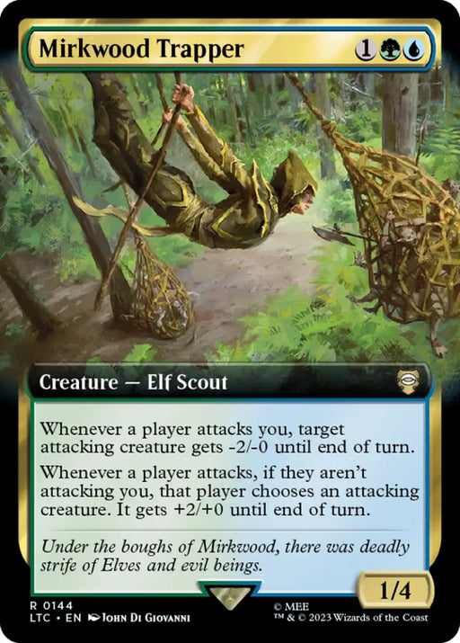 Mirkwood Trapper (Extended Art) [The Lord of the Rings: Tales of Middle-Earth Commander] - MTG Single