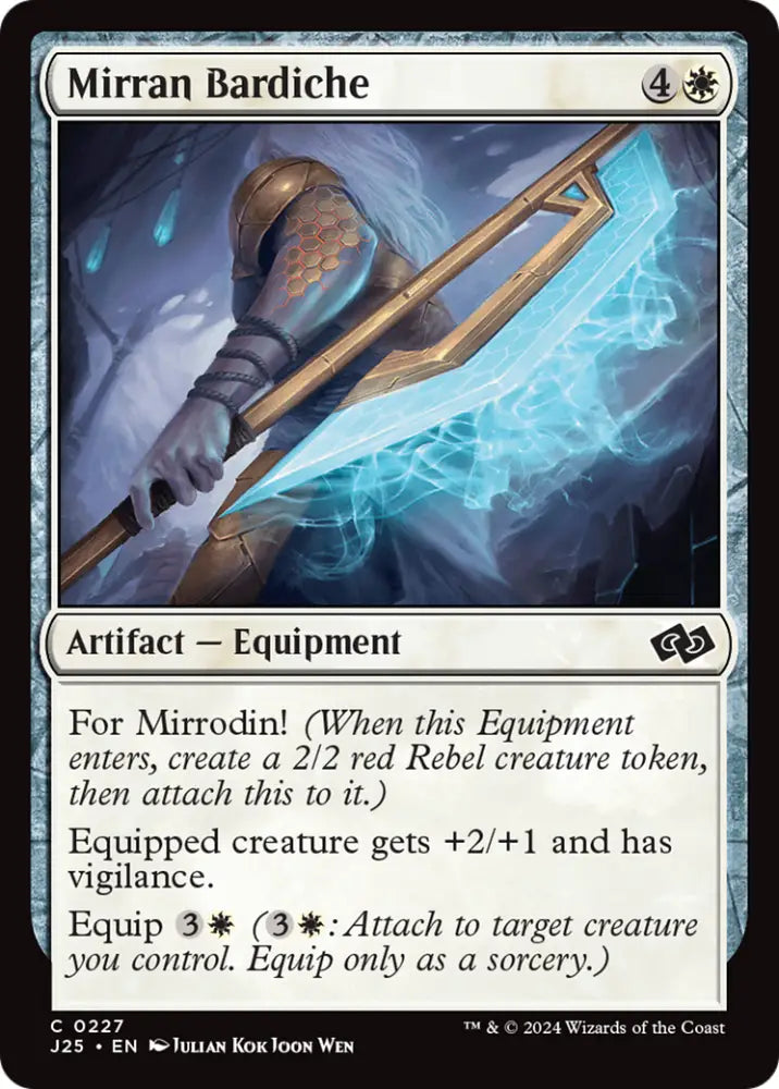 Mirran Bardiche [Foundations Jumpstart] - MTG Single