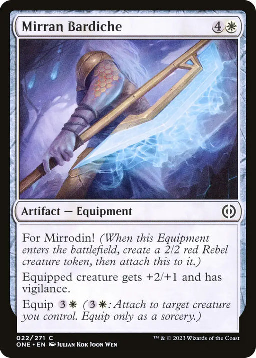 Mirran Bardiche [Phyrexia: All Will Be One] - MTG Single