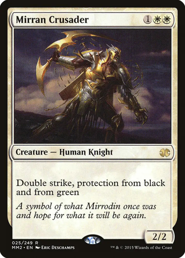 Mirran Crusader [Modern Masters 2015] - MTG Single