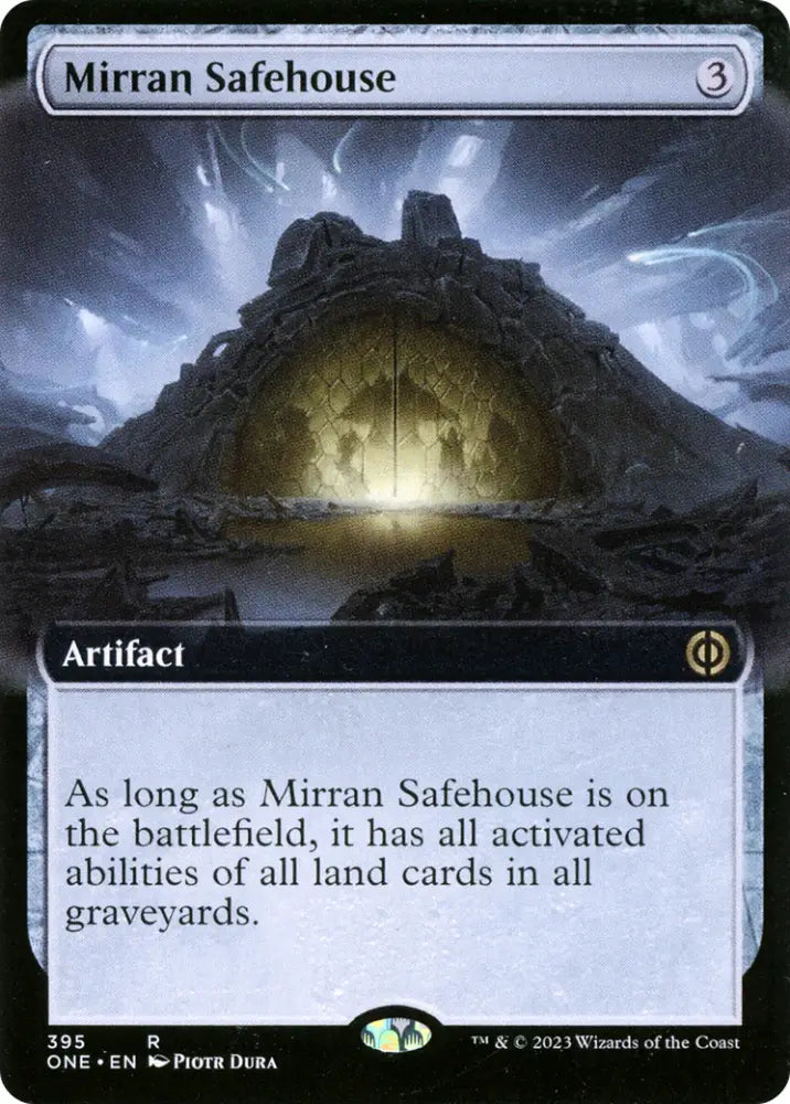 Mirran Safehouse (Extended Art) [Phyrexia: All Will Be One] - MTG Single