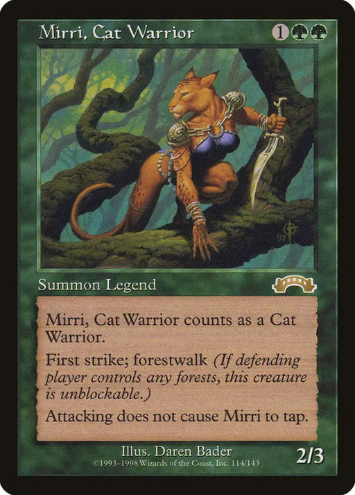 Mirri Cat Warrior [Exodus] - MTG Single
