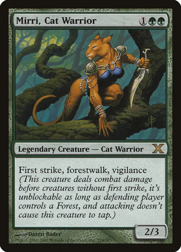 Mirri Cat Warrior [Tenth Edition] - MTG Single