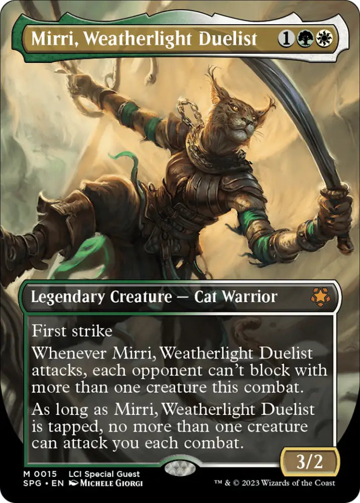 Mirri Weatherlight Duelist (Borderless) [The Lost Caverns of Ixalan Special Guests] - MTG Single