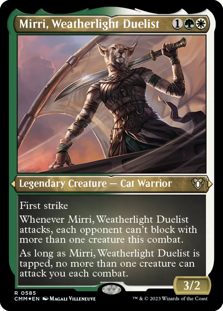 Mirri Weatherlight Duelist (Foil Etched) [Commander Masters] - MTG Single