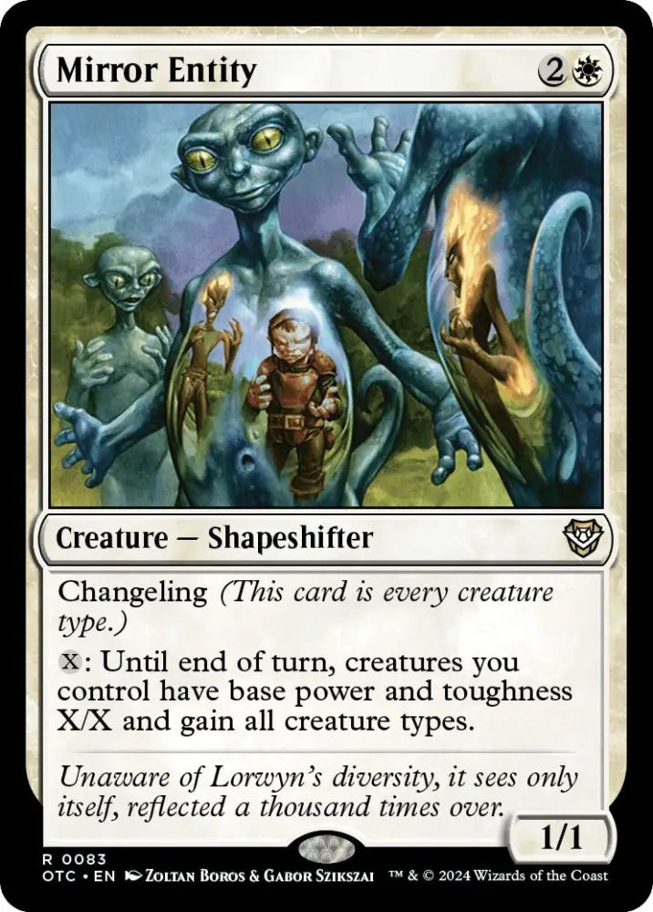 Mirror Entity [Outlaws of Thunder Junction Commander] - MTG Single