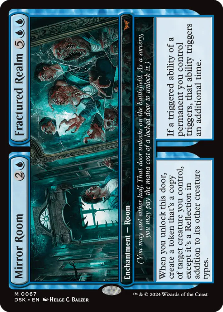 Mirror Room // Fractured Realm [Duskmourn: House of Horror] - MTG Single