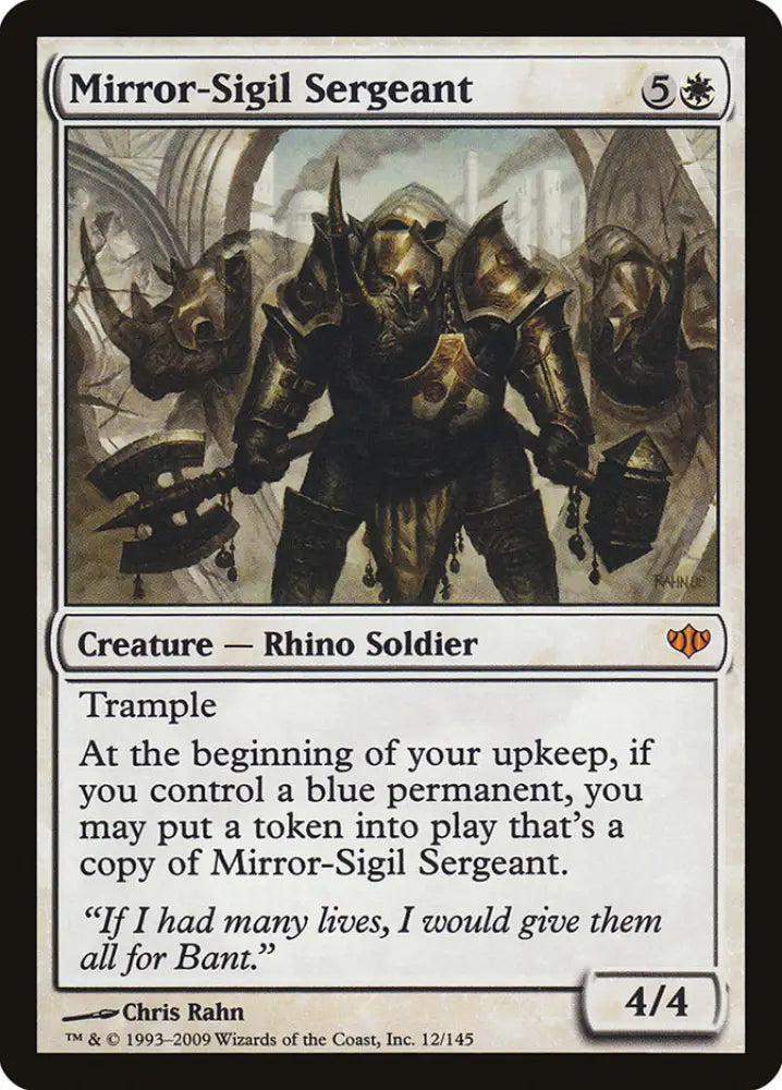 Mirror-Sigil Sergeant [Conflux] - MTG Single