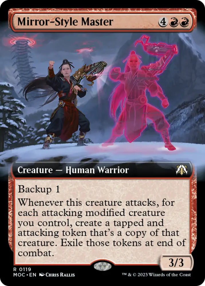 Mirror-Style Master (Extended Art) [March of the Machine Commander] - MTG Single