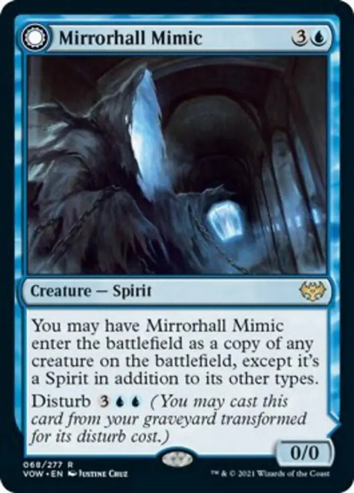 Mirrorhall Mimic // Ghastly Mimicry [Innistrad: Crimson Vow] - MTG Single