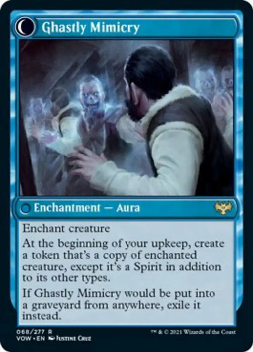 Mirrorhall Mimic // Ghastly Mimicry [Innistrad: Crimson Vow] - MTG Single