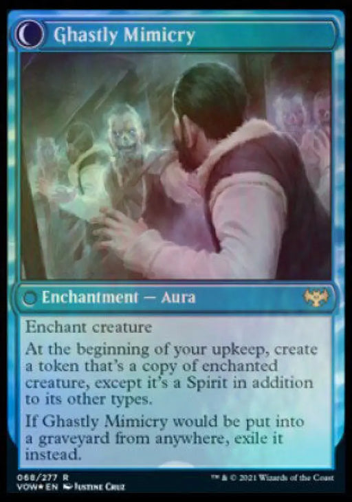 Mirrorhall Mimic // Ghastly Mimicry [Innistrad: Crimson Vow Prerelease Promos] - MTG Single