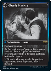 Mirrorhall Mimic // Ghastly Mimicry [Innistrad: Double Feature] - MTG Single