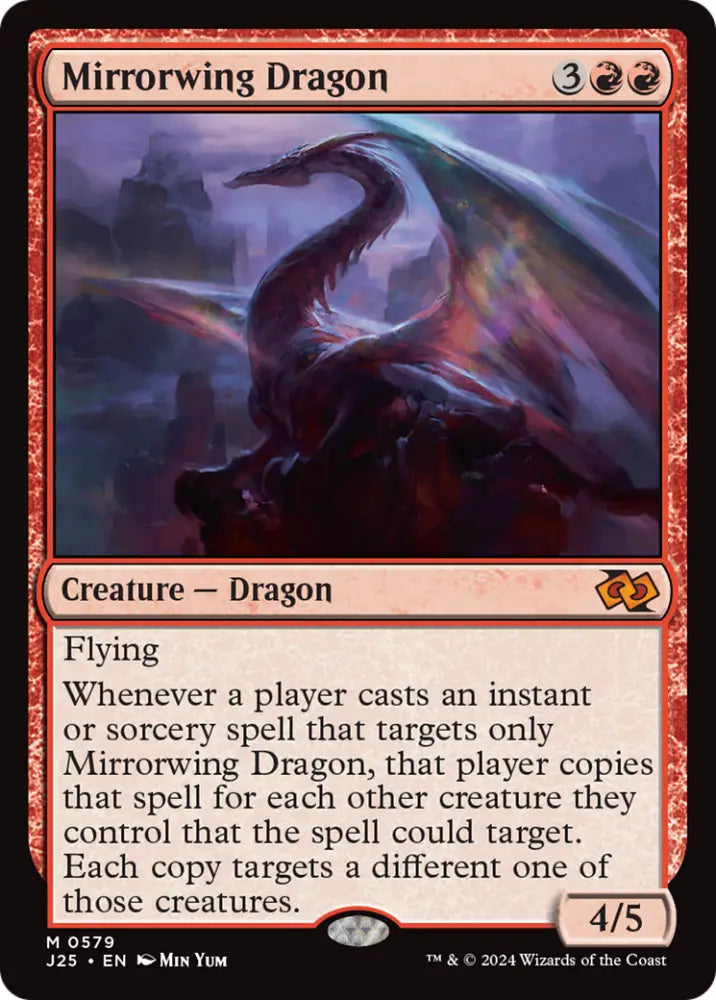 Mirrorwing Dragon [Foundations Jumpstart] - MTG Single