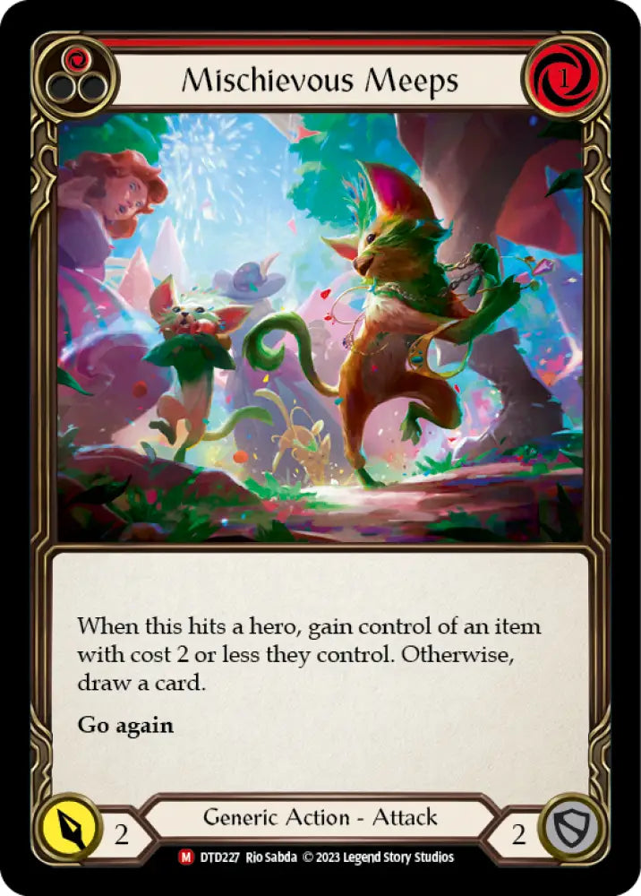 Mischievous Meeps [Dusk Till Dawn] Rainbow Foil - Flesh And Blood Single