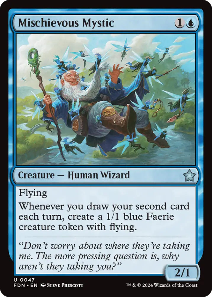 Mischievous Mystic [Foundations] - MTG Single