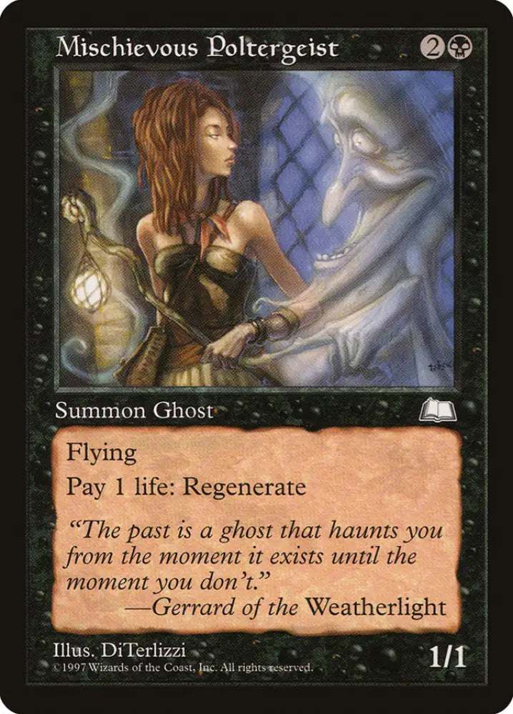 Mischievous Poltergeist [Weatherlight] - MTG Single