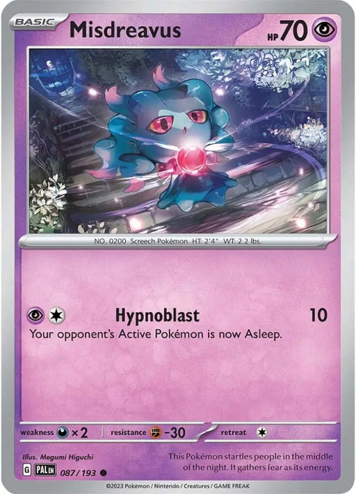 Misdreavus (087/193) [Scarlet & Violet: Paldea Evolved] - Pokemon Single