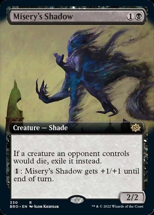 Misery’s Shadow (Extended Art) [The Brothers’ War] - MTG Single