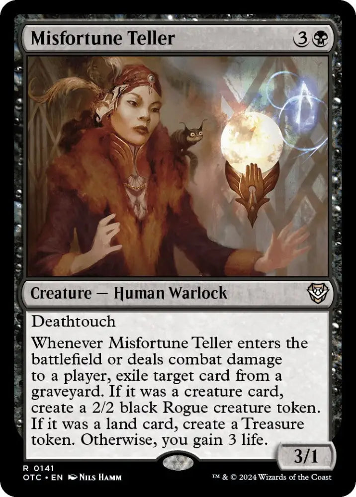 Misfortune Teller [Outlaws of Thunder Junction Commander] - MTG Single