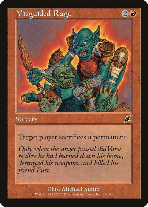 Misguided Rage [Scourge] - MTG Single