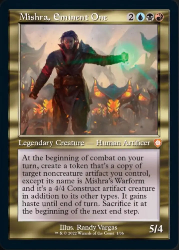 Mishra Eminent One (001) (Retro) [The Brothers’ War Commander] - MTG Single
