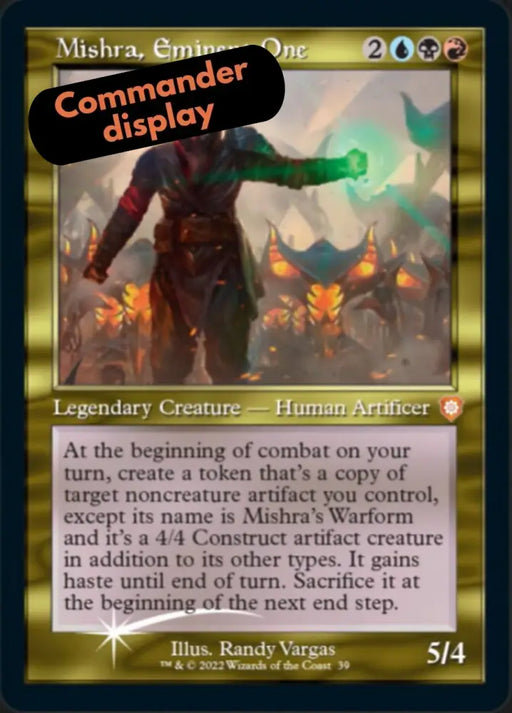 Mishra Eminent One (039) (Retro) (Display Commander) [The Brothers’ War Commander] - MTG Single