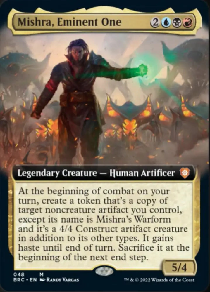 Mishra Eminent One (Extended Art) [The Brothers’ War Commander] - MTG Single