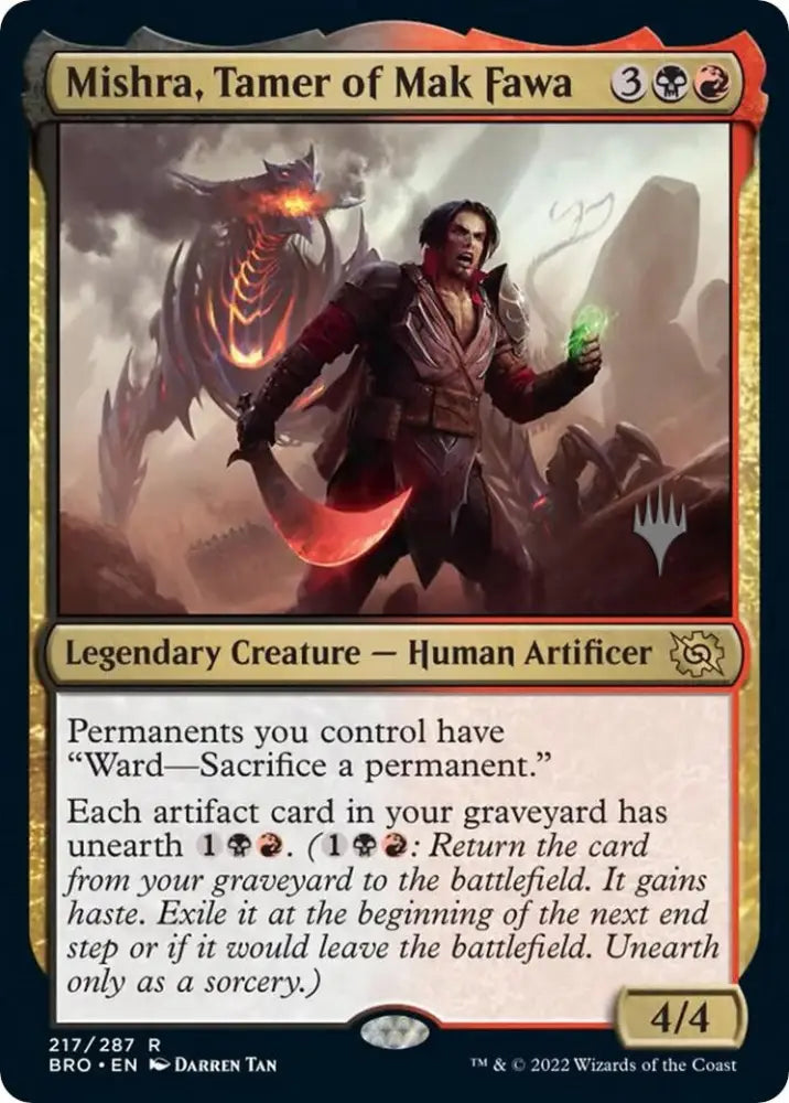 Mishra Tamer of Mak Fawa (Promo Pack) [The Brothers’ War Promos] - MTG Single