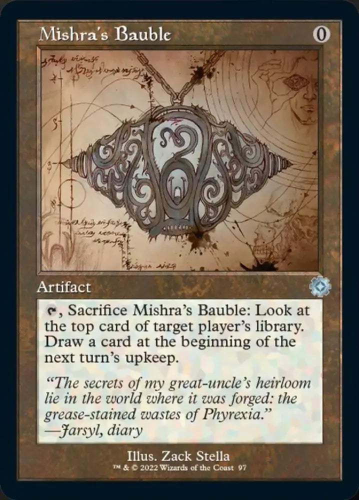Mishra’s Bauble (Retro Schematic) [The Brothers’ War Retro Artifacts] - MTG Single
